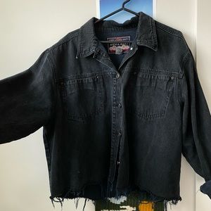Cute Black Denim Jacket